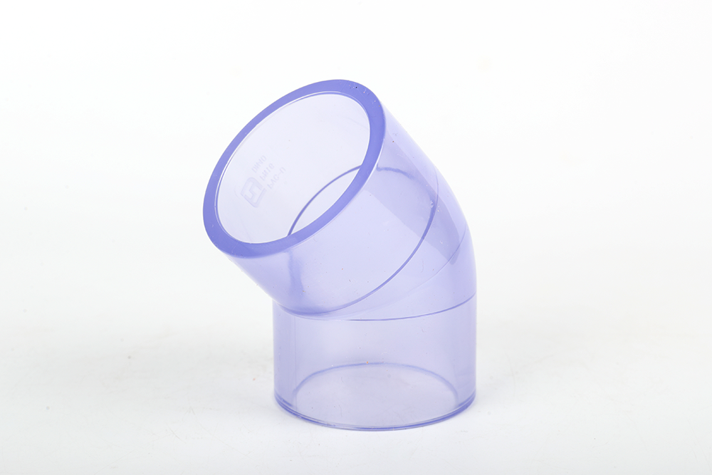 曲周透明45° 弯头